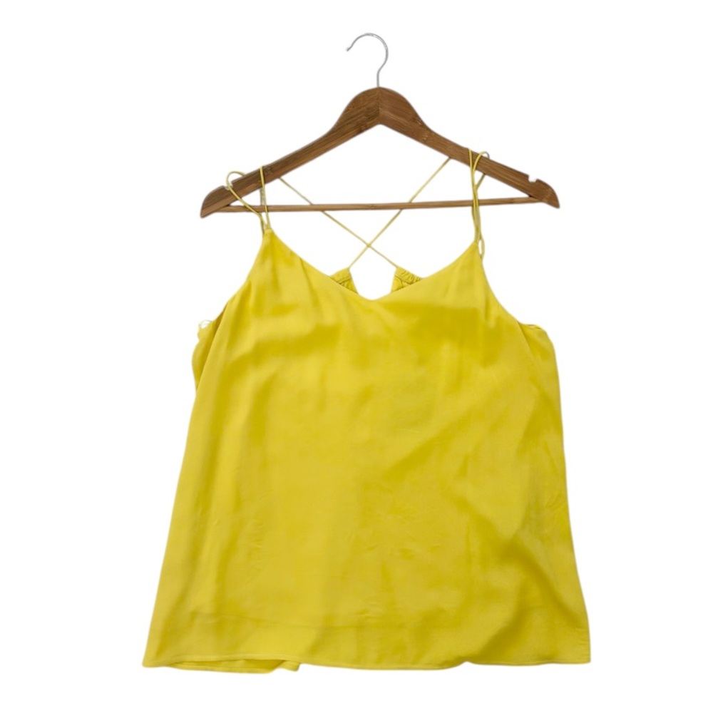 Massimo Dutti Yellow Strappy Camisole Top